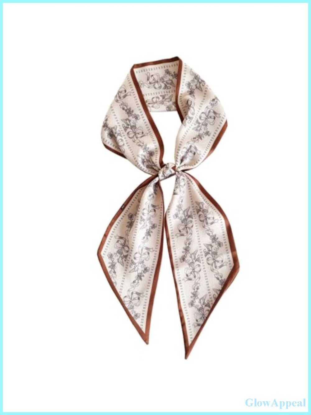 Satin-like Silk Scarf Head Wrap Purse Scarf Hair Scarf for Women 56x5 Polyester